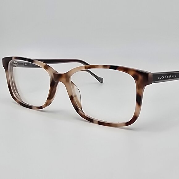 Lucky Brand D215 Pink Tortoise Eyeglasses Frame w/ Flexhinge 52-16-140 - Picture 1 of 13